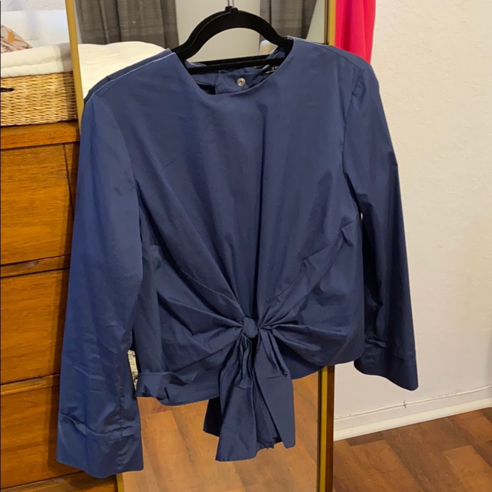 Blue Zara from tie top
